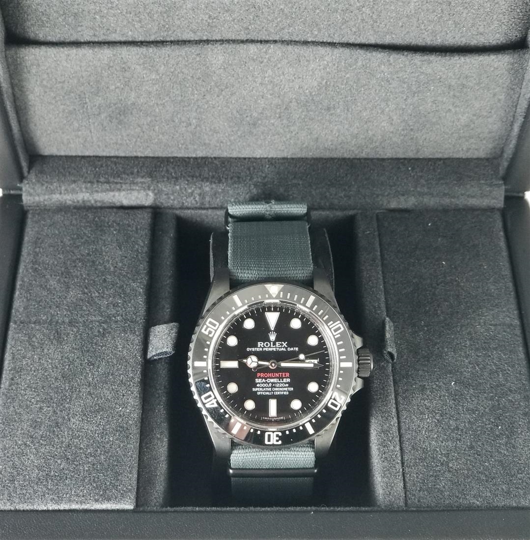 SEA DWELLER 40 MM S YAH KADRAN PROHUNTER DLC KAPLAMA NATO KAYI K NC EL Nasyonel Chrono