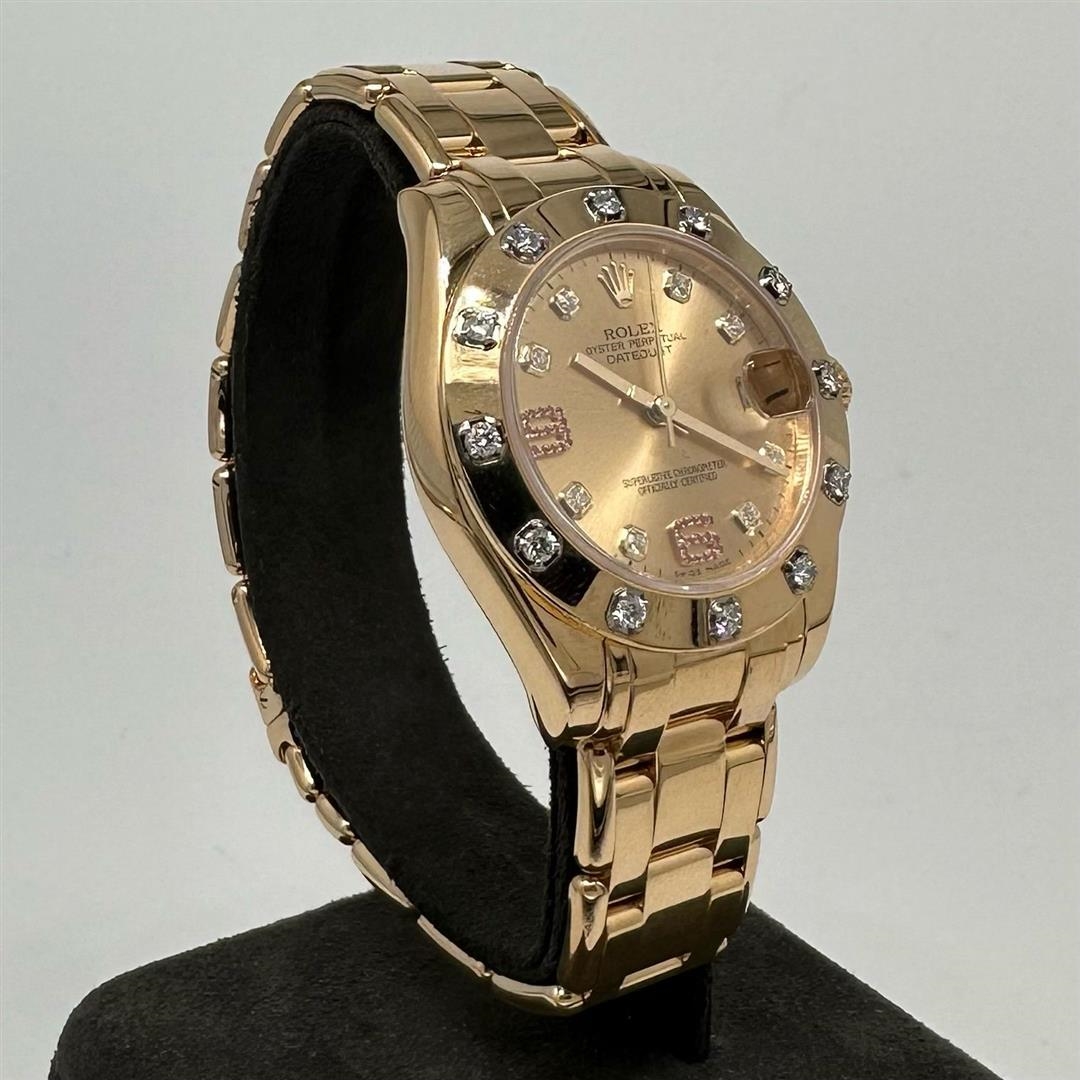 Rolex pearlmaster 34 rose gold deals