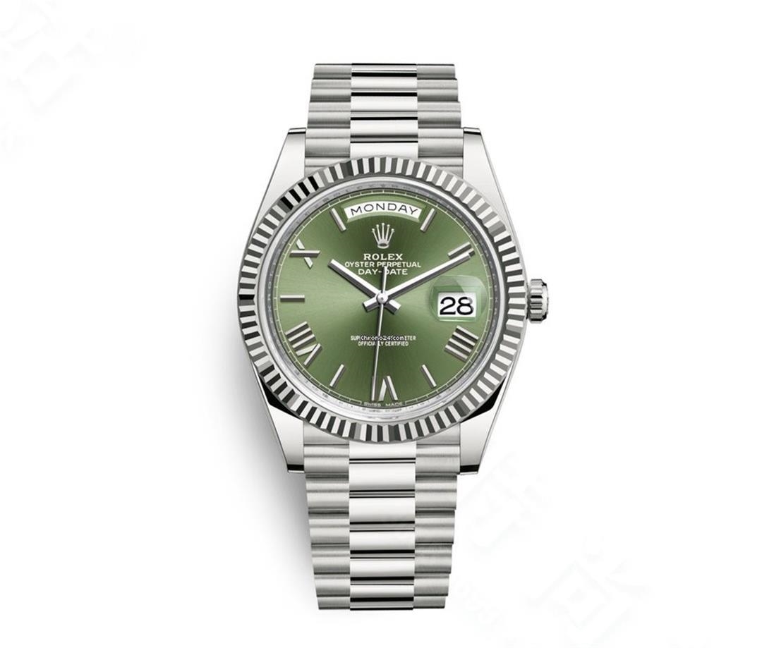 Rolex day date 40 stainless steel on sale