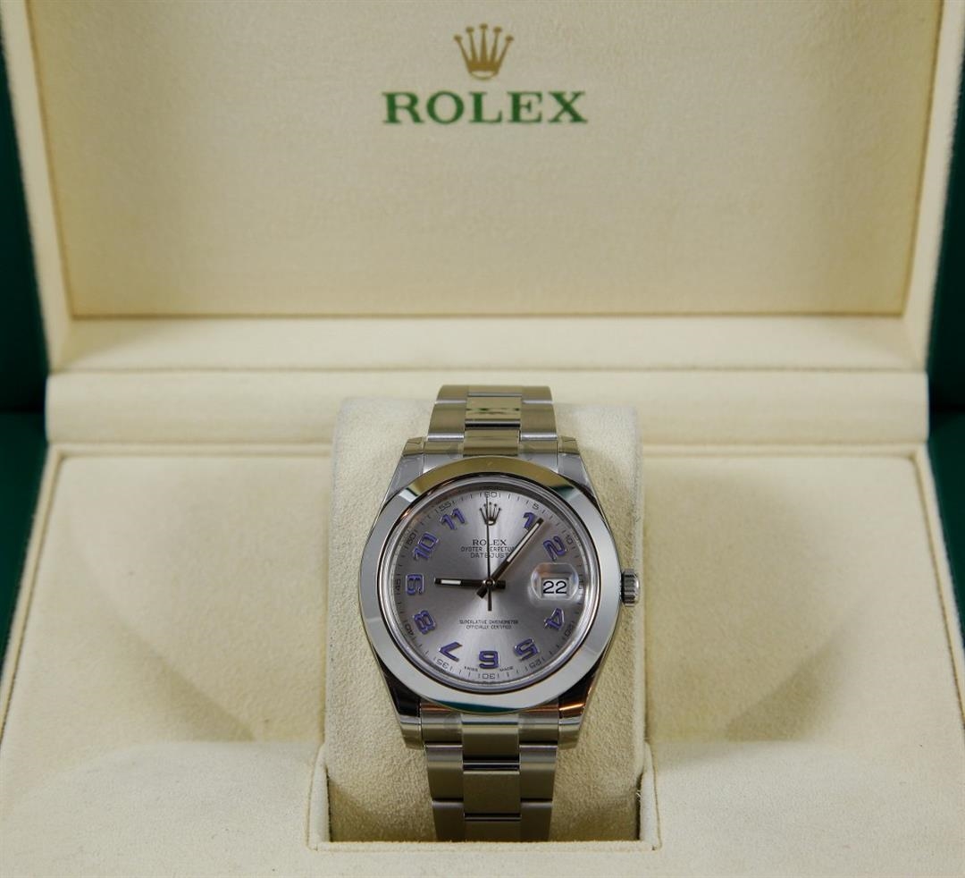 DATEJUST 41 MOR ARABIC RAKAM 116300 CEL K Nasyonel Chrono